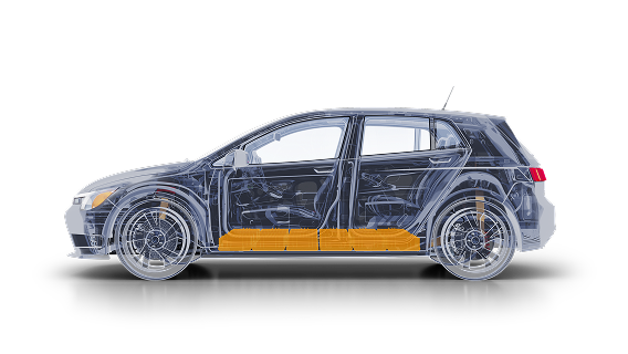 En bil av modell halvkombi som ger en bild av hur den dolda konstruktionen ser ut. Bilden är tillgänglig att visas i cookiepolicy.